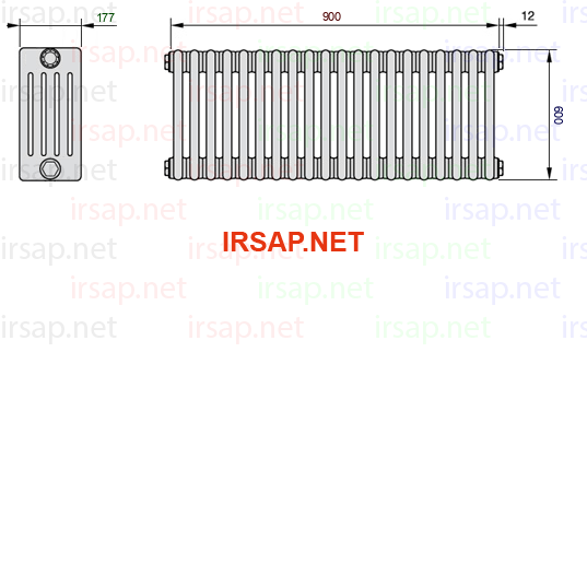Радиатор IRSAP Tesi 50600/20 T12 CL 01